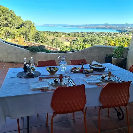 Couette-café M, D'hotes, Vue Mer, Sauna, Piscine A Six-fours