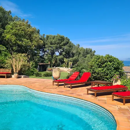 M, D'hotes, Vue Mer, Sauna, Piscine A Six-fours סיס-פור-לה-פלאז'